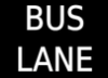 Bus Lane road marking